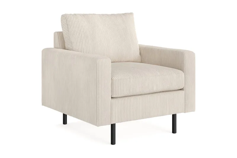 Peppe Manchester Lenestol 76 cm bred - Beige - Møbler - Stoler & lenestoler - Lenestoler - Klubblenestol