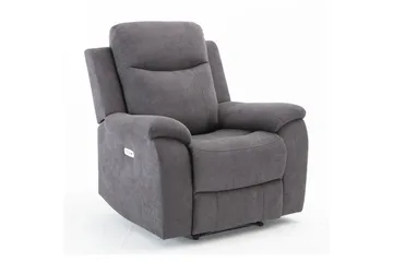 Milo Recliner Lenestol Grå - Møbler - Stoler & lenestoler - Lenestoler - Recliner & kinostol