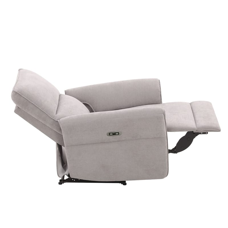 Reclinerlenestol Ravdal med elektrisk mekanisme - grå - Møbler - Stoler & lenestoler - Lenestoler - Recliner & kinostol