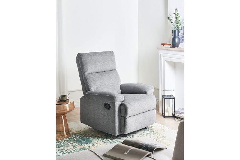 Reclinerstol Everton - Grå - Møbler - Stoler & lenestoler - Lenestoler - Recliner & kinostol