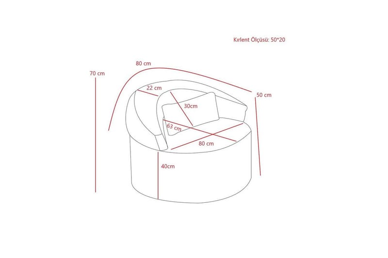 Zevon Lenestol - Brun - Møbler - Stoler & lenestoler - Lenestoler - Lenestoler uten armlene
