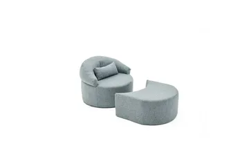 Zevon Sovelenestol - Grå - Møbler - Sofaer - Sovesofaer