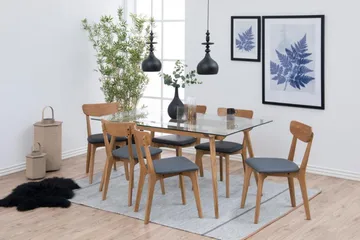 Luetta Spisestol - Grå - Møbler - Stoler & lenestoler - Spisestuestoler & kjøkkenstoler