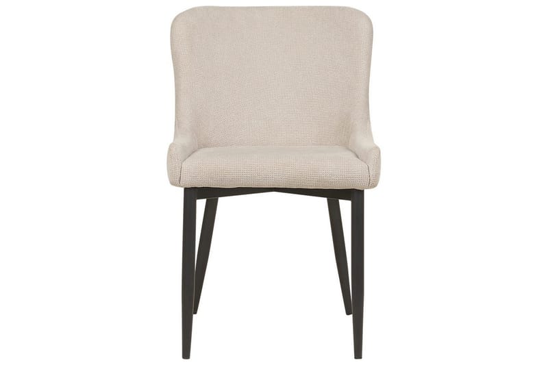 Matsalsstol Beliani Everly Ljusbeige - Møbler - Stoler & lenestoler - Spisestuestoler & kjøkkenstoler