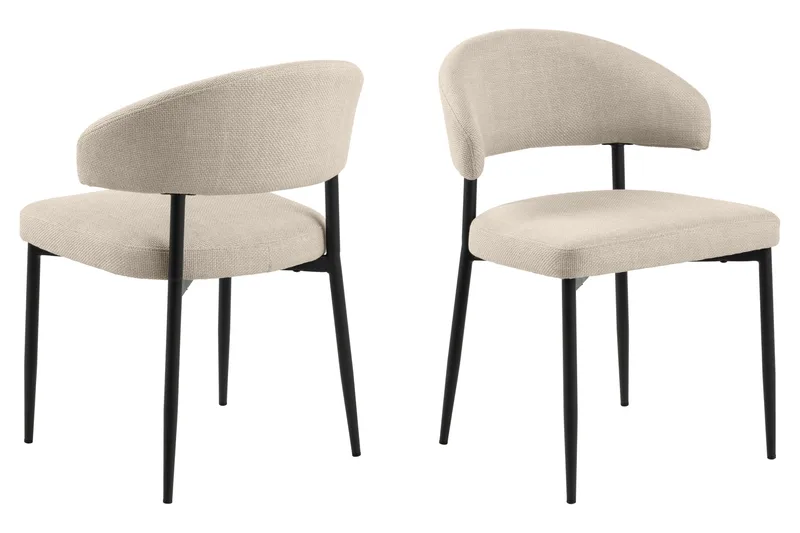 Sawako Spisestol, Beige / Svart