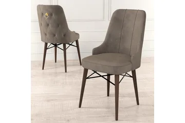 Spisestol Jandela Cappuccino / Brun - Cappuccino / Brun - Møbler - Stoler & lenestoler - Spisestuestoler & kjøkkenstoler