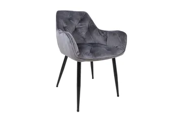 Brita Stol 61x57x83 cm Grå - Møbler - Stoler & lenestoler - Spisestuestoler & kjøkkenstoler