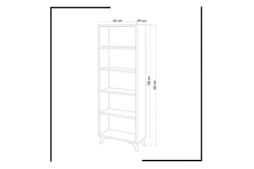 Mod Design Bokhylle Smal - Oppbevaring - Hyller - Bokhylle