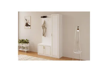 Caeton Hyllesystem 200 cm - Matt Hvit - Oppbevaring - Skap - Oppbevaringsskap