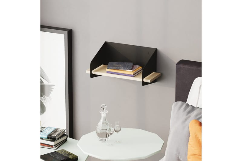 Faeryn Vegghylle 40 cm - Svart - Oppbevaring - Hyller - Vegghylle