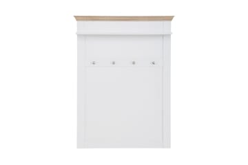 Dareia Hylle 80 cm - Hvit / Brun - Oppbevaring - Klesoppbevaring - Stumtjener - Klesstativ