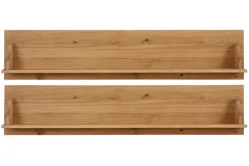Taisia Vegghylle 120 cm 2-pk - Brun - Oppbevaring - Hyller - Vegghylle