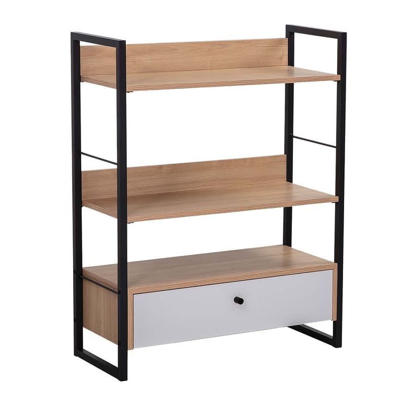 Shelf HOME4YOU - eik/hvit - Oppbevaring - Hyller - Hylleplan & hyllekonsoll