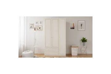 Carvo Garderobe 105x210 cm - Matt Hvit - Oppbevaring - Klesoppbevaring - Garderober & garderobesystem