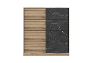 Fruitland Garderobe 180 cm - Brun/Svart - Oppbevaring - Klesoppbevaring - Garderober & garderobesystem