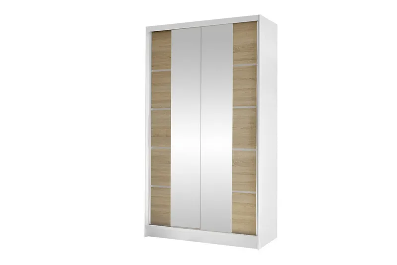 Glenmore Garderob m. Spegel White - Oppbevaring - Klesoppbevaring - Garderober & garderobesystem