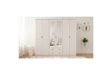 Savon Garderobesskåp 210x210 cm - Matt Hvit - Oppbevaring - Klesoppbevaring - Garderober & garderobesystem - Garderobeskap & klesskap