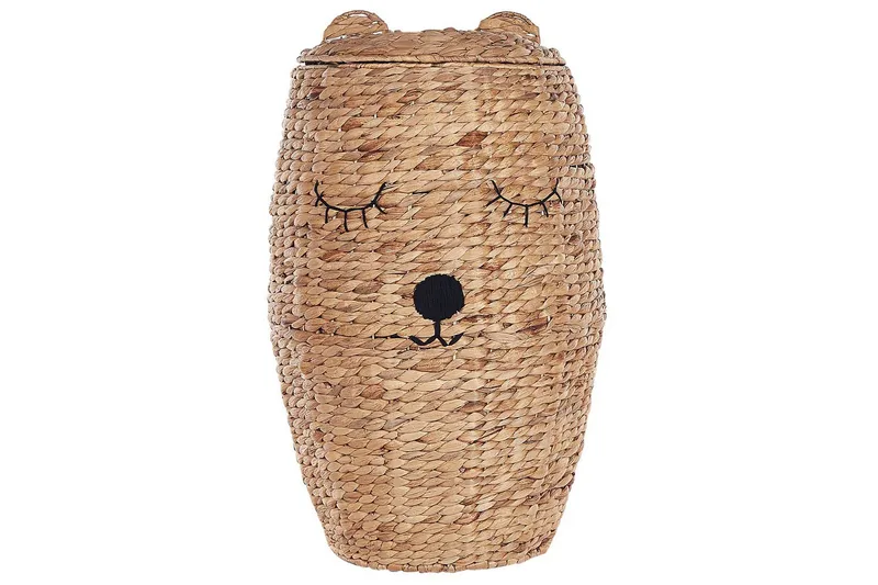 Flätad korg Brun