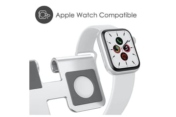 Ladestativ Desire2 for Apple Watch Sølv - Sølv - Oppbevaring - Oppbevaring til småting - Oppbevaringsstativ - Mobilstativ