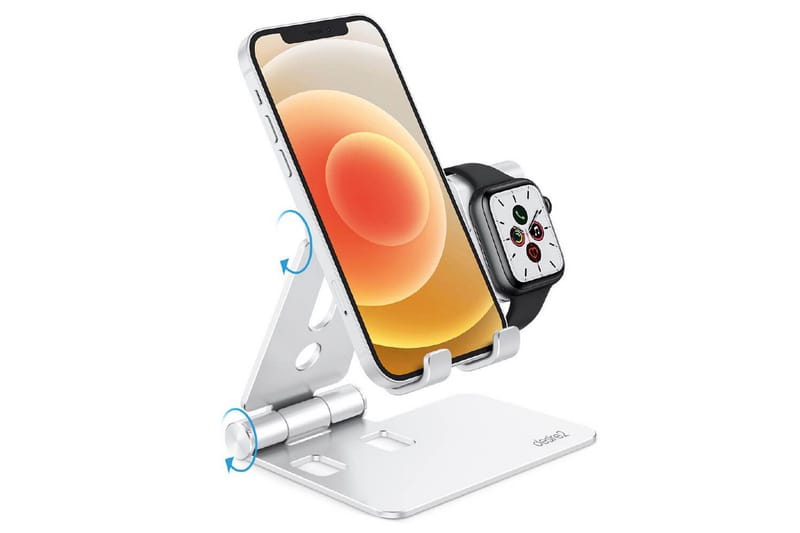 Ladestativ Desire2 for Apple Watch Sølv - Sølv - Oppbevaring - Oppbevaring til småting - Oppbevaringsstativ - Mobilstativ