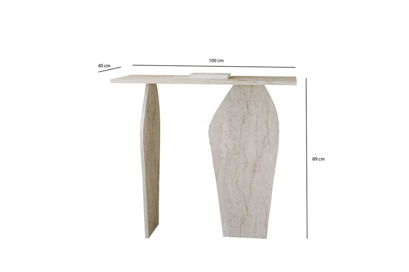 Decorotika Kommode 100 cm - Travertin - Møbler - Bord - Avlastningsbord - Konsollbord