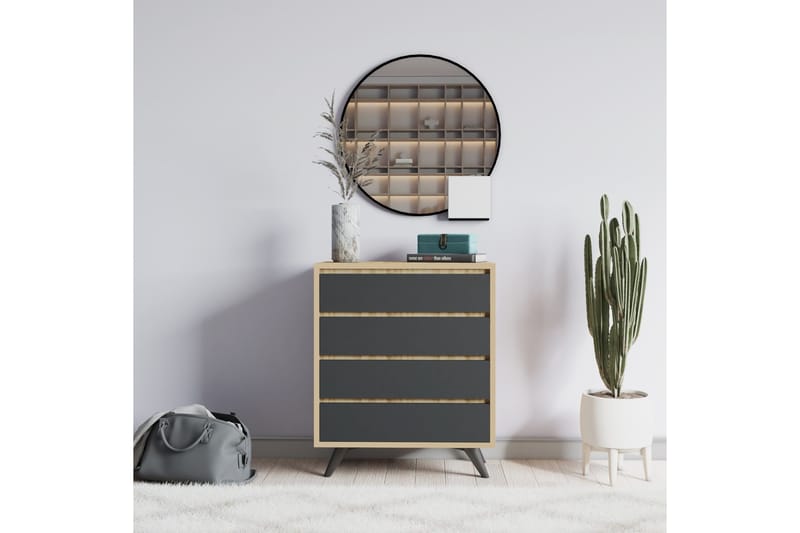Desgrar Kommode 70x86 cm - Brun - Oppbevaring - Oppbevaringsmøbler - Kommode - Entrekommode