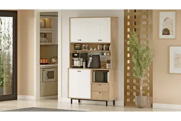 Donae Kommode 120 cm - Eik/Hvit - Oppbevaring - Oppbevaringsmøbler - Kommode