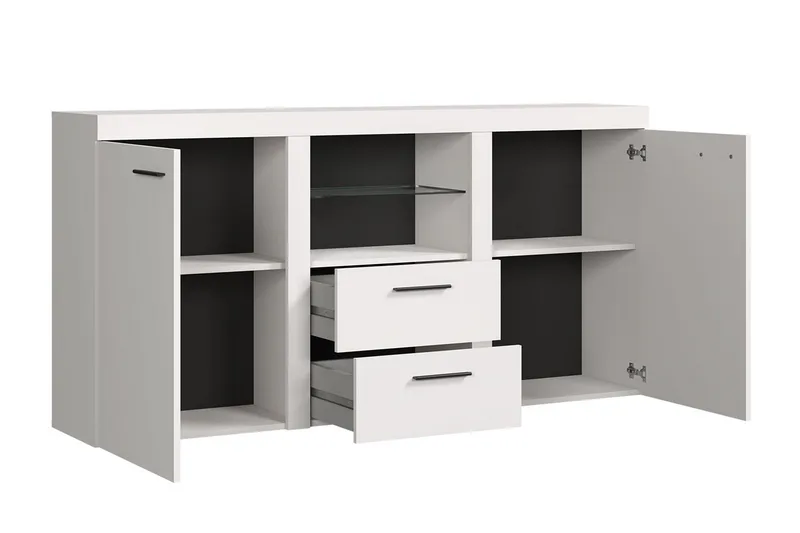 Eirwen Kommode 157 cm - Hvit - Oppbevaring - Oppbevaringsmøbler - Kommode
