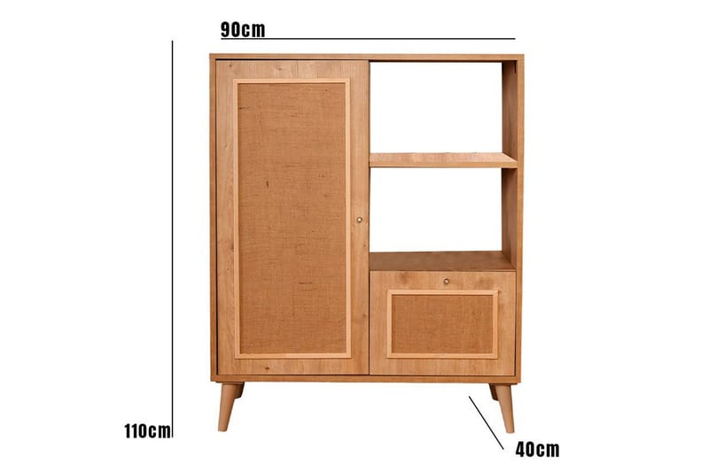 Elili Kommode 40 cm - Eik - Oppbevaring - Oppbevaringsmøbler - Kommode - Entrekommode
