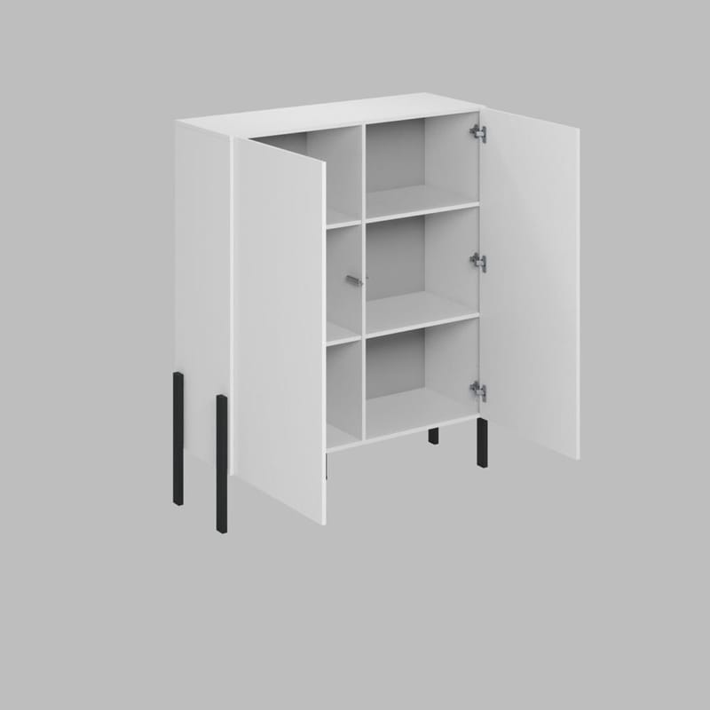 Kommode Jukon 2 dører - Hvit Supermatt - Oppbevaring - Oppbevaringsmøbler - Sideboard & skjenker