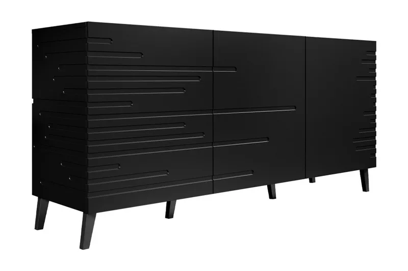 Kommode 155 cm - Svart - Oppbevaring - Oppbevaringsmøbler - Kommode