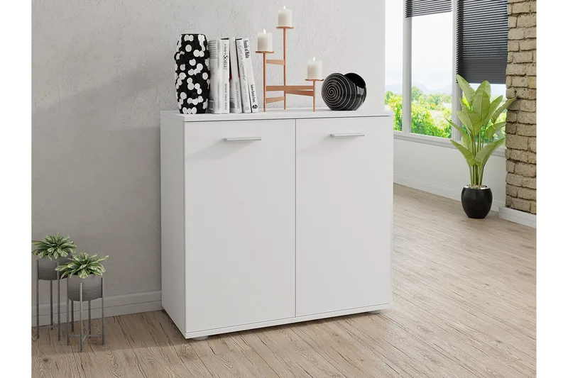 Kommode 71 cm - Hvit - Oppbevaring - Skap - Oppbevaringsskap