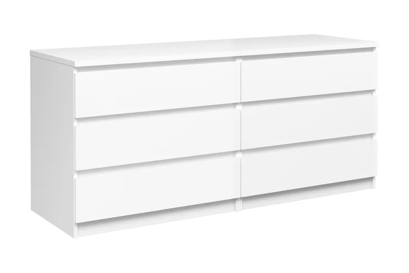Naia Kommode 154 cm, Hvit/Høyglans
