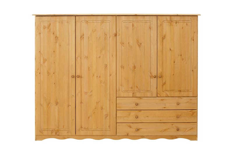 Naoki TV-skap 185 cm - Brun - Oppbevaring - Klesoppbevaring - Garderober & garderobesystem - Garderobeskap & klesskap