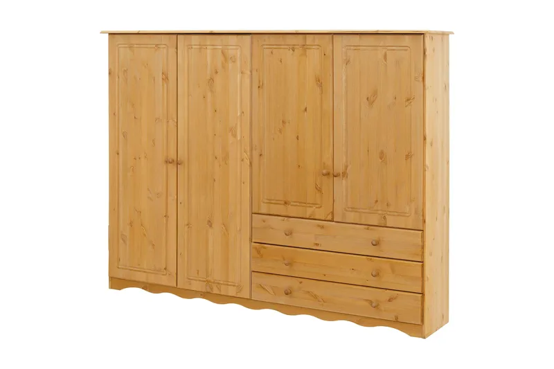 Naoki TV-skap 185 cm - Brun - Oppbevaring - Klesoppbevaring - Garderober & garderobesystem - Garderobeskap & klesskap