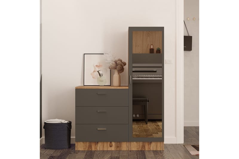Rinorea Oppbevaringsskap 40x140 cm - Grønn - Oppbevaring - Skap - Oppbevaringsskap