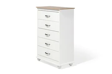 Sharon Kommode 39 | 76 cm - Hvit - Oppbevaring - Oppbevaringsmøbler - Kommode - Entrekommode