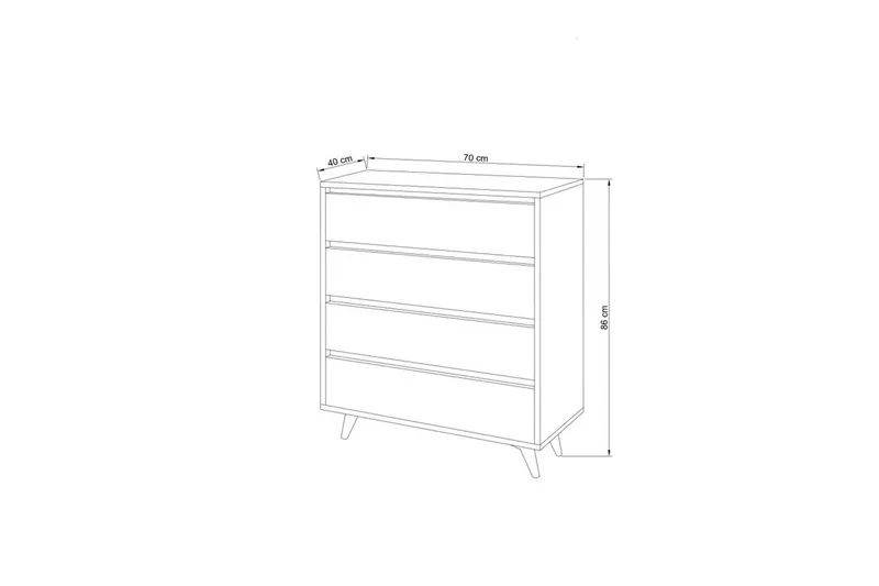 Suvera Kommode 70 cm - Beige - Oppbevaring - Oppbevaringsmøbler - Kommode - Entrekommode