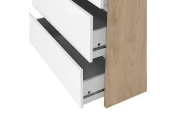 Varun Kommode 80 cm - Hvit - Oppbevaring - Oppbevaringsmøbler - Kommode - Entrekommode