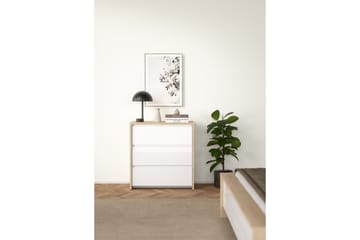 Varun Kommode 80 cm - Hvit - Oppbevaring - Oppbevaringsmøbler - Kommode - Entrekommode