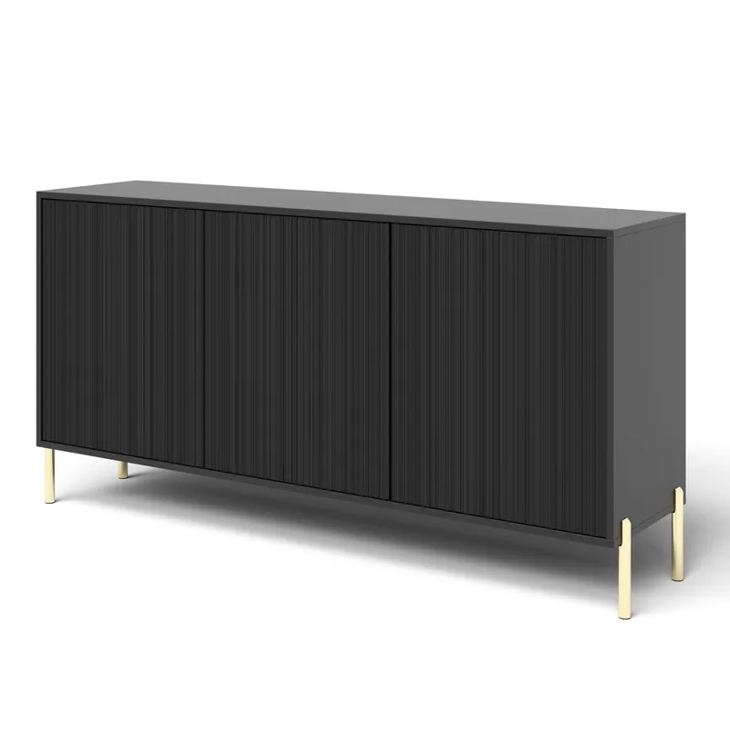 Virmani Kommode 154 cm, Svart