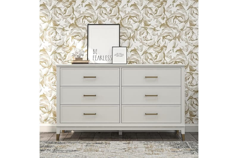 Westerleigh Kommode 144x41 cm Hvit - Oppbevaring - Oppbevaringsmøbler - Kommode