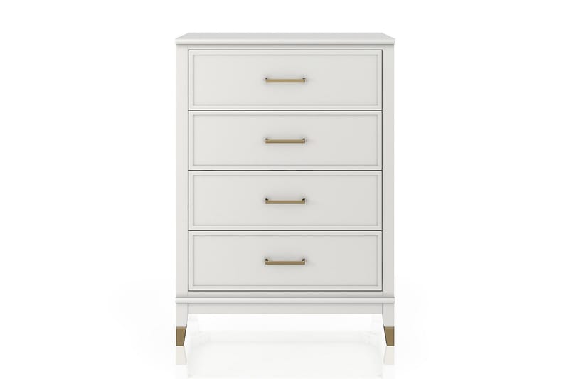 Westerleigh Kommode 76x50 cm Hvit - Oppbevaring - Oppbevaringsmøbler - Kommode - Entrekommode