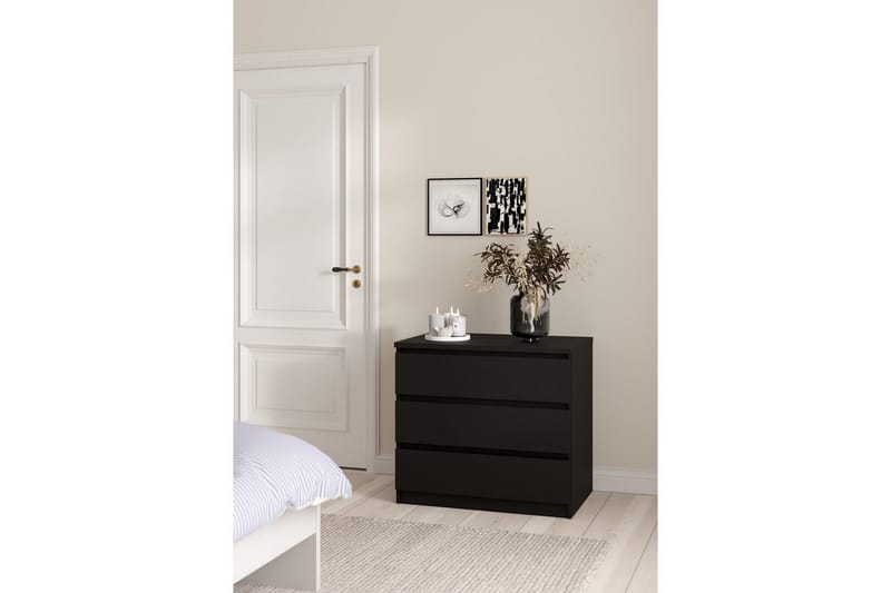 Salomns Kommode 77 cm - Svart - Oppbevaring - Oppbevaringsmøbler - Kommode - Entrekommode