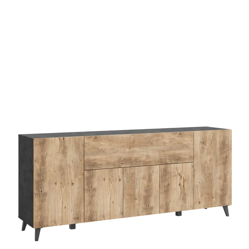 skap Kommode PHUKET 180 grå, brun