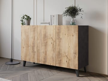 skap Kommode PHUKET 120 grå, brun - Oppbevaring - Oppbevaringsmøbler - Sideboard & skjenker