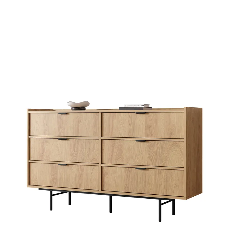 skjenk Edison Hickory-eik - Hickory-eik - Oppbevaring - Oppbevaringsmøbler - Kommode