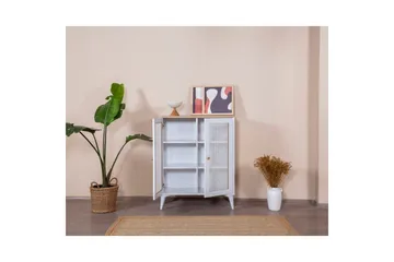 Skjenk Mjudi Hvit / Eik - Hvit / Eik - Oppbevaring - Oppbevaringsmøbler - Sideboard & skjenker