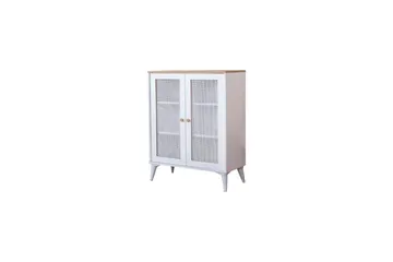 Skjenk Mjudi Hvit / Eik - Hvit / Eik - Oppbevaring - Oppbevaringsmøbler - Sideboard & skjenker