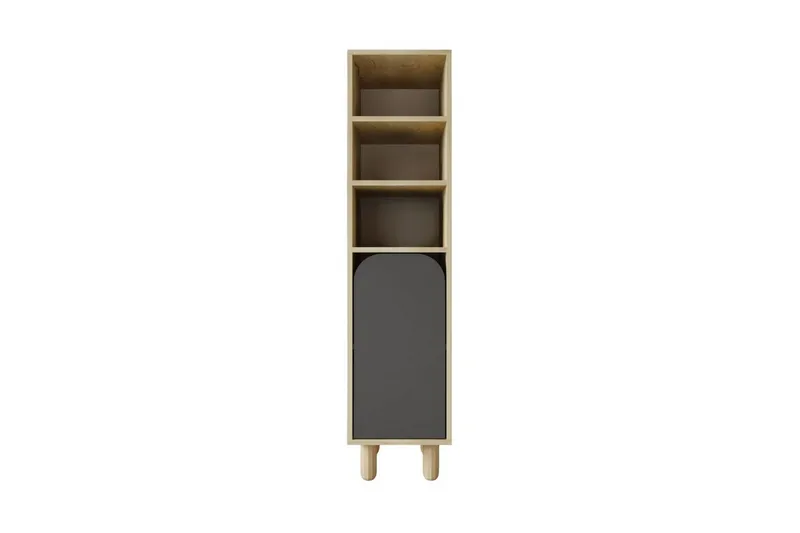 Estra Highboard, Brun/Antrasitt